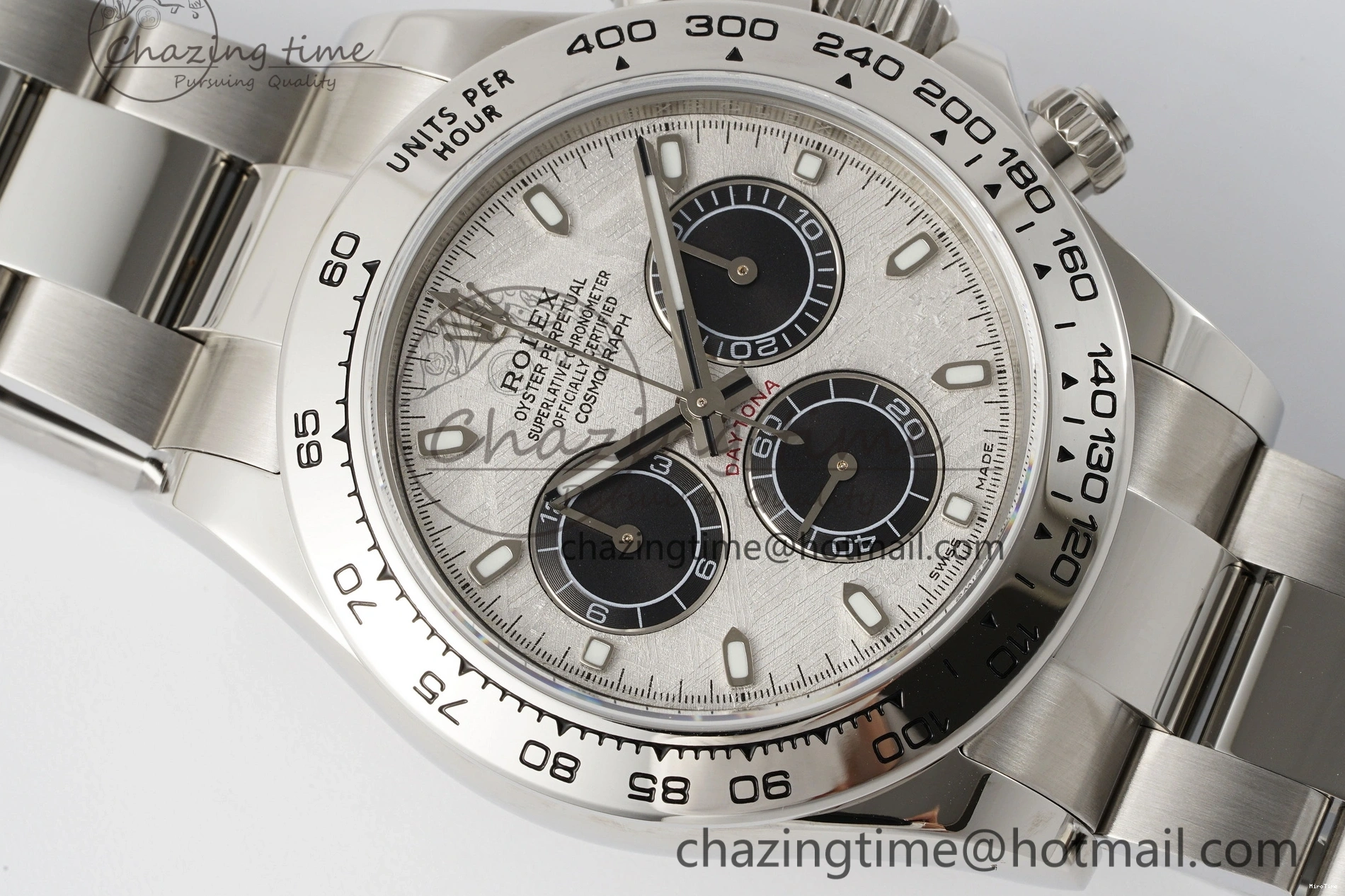 MiroTime 0212 Daytona 116509 Noob 1:1 Best Edition Meteorite Dial on SS Bracelet SA AllSeason 2014